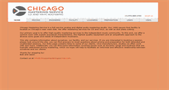Desktop Screenshot of chicagomasteringservice.com