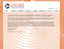 Tablet Screenshot of chicagomasteringservice.com